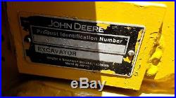 2005 John Deere 35D Mini Tracked Hoe Diesel Mini Excavator with Hydraulic Thumb