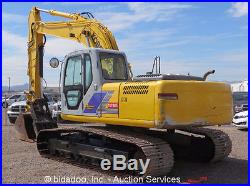 2005 Kobelco SK210LC Hydraulic Excavator A/C Cab Hyd Thumb 48 Bucket Crawler