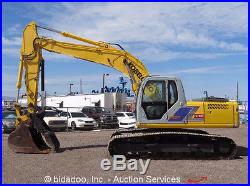 2005 Kobelco SK210LC Hydraulic Excavator A/C Cab Hyd Thumb 48 Bucket Crawler