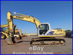 2005 Kobelco SK210LC Hydraulic Excavator A/C Cab Thumb Aux Hyd bidadoo