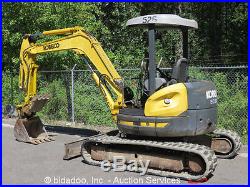 2005 Kobelco SK50SR-3 Mini Hydraulic Excavator Hyd Thumb Aux Blade Yanmar 40Hp