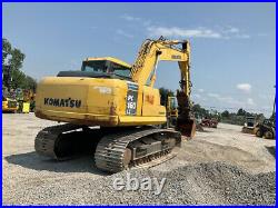 2005 Komatsu PC160-7 Hydraulic Excavator with Cab 3rd Valve Coupler & Thumb