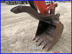 2005 Kubota KX161-3 Mini Excavator Dozer Blade Backhoe 24 Bucket Thumb Diesel