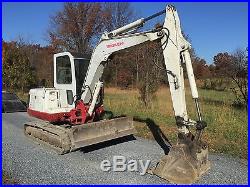 2005 TAKEUCHI TB145 MIDI RUBBER TRACKED ENCLOSED LOW COST SHIPPING RATES