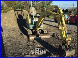 2005 Yanmar VIO15-2 Hydraulic Mini Excavator Only 2500Hrs One Owner