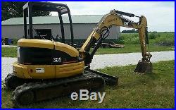 2005 caterpillar 305cr mini excavator cat bobcat skidsteer skid loader