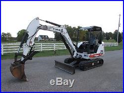 2006 Bobcat 334 Mini Excavator / New Hydraulic Thumb / New Tracks / Exc Cond