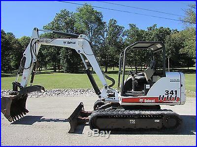 2006 BOBCAT 341 MINI EXCAVATOR 12,000 LB HYDRAULIC THUMB