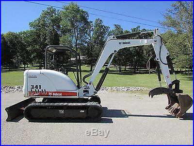 2006 BOBCAT 341 MINI EXCAVATOR 12,000 LB HYDRAULIC THUMB