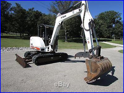 2006 BOBCAT 341 MINI EXCAVATOR 12,000 LB HYDRAULIC THUMB