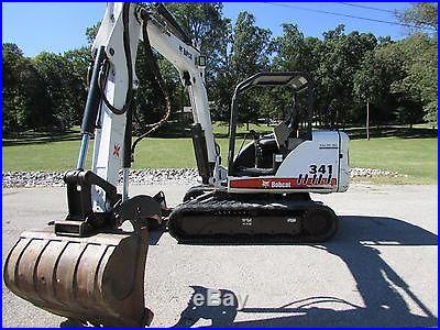 2006 BOBCAT 341 MINI EXCAVATOR 12,000 LB HYDRAULIC THUMB