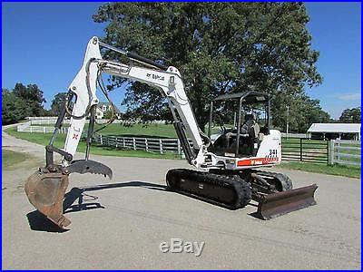 2006 BOBCAT 341 MINI EXCAVATOR 12,000 LB HYDRAULIC THUMB