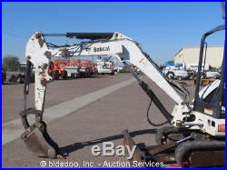 2006 Bobcat 331G Hydraulic Mini Excavator Backfill Dozer Blade AUX Kubota