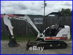 2006 Bobcat 334G Mini Excavator, OROPS, Backfill Blade, XChange Cplr, 2,552 hrs