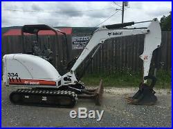 2006 Bobcat 334G Mini Excavator, OROPS, Backfill Blade, XChange Cplr, 2,552 hrs