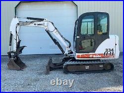 2006 Bobcat 334 Mini Excavator, Erops, Hyd Thumb, Heat & Ac, 40 HP Pre-emissions