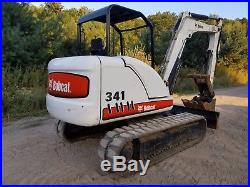 2006 Bobcat 341g Excavator 12k Lb Machine Hydraulic Thumb Ready 2 Work In Pa