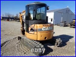 2006 Case CX50B Excavator, Cab/Heat/Air, 2 Speed, Mechanical Thumb, VG Tracks