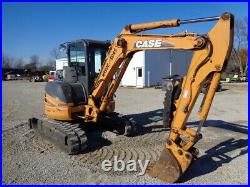 2006 Case CX50B Excavator, Cab/Heat/Air, 2 Speed, Mechanical Thumb, VG Tracks