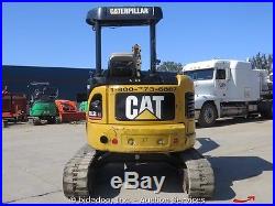 2006 Caterpillar 303.5C CR Mini Excavator Dozer Blade Thumb CAT bidadoo