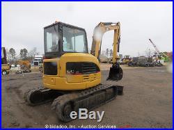 2006 Caterpillar 305C Mini Excavator Rubber Tracks Enclosed Cab Backhoe Aux Hyds