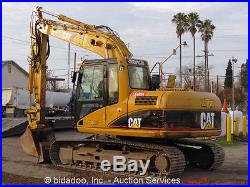 2006 Caterpillar 312CL Hydraulic Excavator A/C Cab Q/C AUX Dozer Blade bidadoo