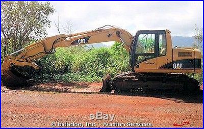 2006 Caterpillar 312C Hydraulic Excavator w/ Thumb 98 Blade 94HP CAB A/C CAT