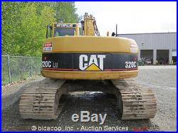 2006 Caterpillar 320C LU Hydraulic Excavator Hydraulic Thumb Q/C 36 Bucket