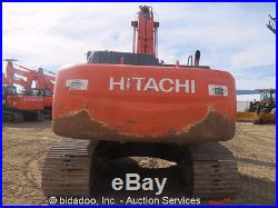 2006 Hitachi 350ZX Hydraulic Excavator 54 Bucket Cab Heat A/C bidadoo
