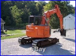 2006 Hitachi ZX75 Excavator Cold A/C! Trackhoe Steel Tracks/Street Rubber pads