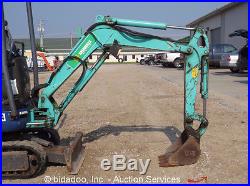 2006 IHI 9NX2 Mini Excavator Track Backhoe Dozer Blade Diesel Aux Hyd bidadoo