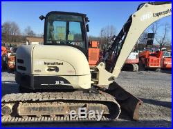 2006 Ingersoll Rand ZX75 Hydraulic Midi Excavator with Cab Same As Bobcat 442