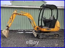 2006 Jcb 8018 Mini Excavator Expandable Track Width Low Hours. Great Value
