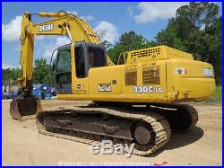 2006 John Deere 330C LC Excavator Hydraulic Cab A/C 60 Bucket Crawler bidadoo
