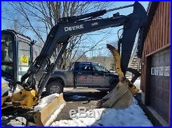2006 John Deere 50D Mini Excavator Hydraulic Thumb Q/C Backfill Blade, heat, a/c
