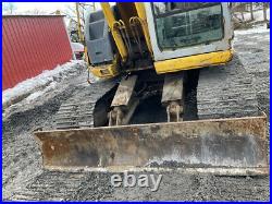 2006 Kobelco SK115SR Hydraulic Excavator with Cab Blade & Thumb CHEAP