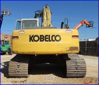 2006 Kobelco SK210LC Hydraulic Excavator 36 Bucket Cab Heat A/C Diesel bidadoo