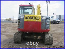 2006 Kobelco SK80CS-1E Midi Excavator Rubber Tracks Cab Backhoe Aux Hyd bidadoo