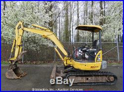 2006 Komatsu PC35MR-2 Hydraulic Mini Excavator 2-Spd Travel Aux Hyd Thumb Q/C