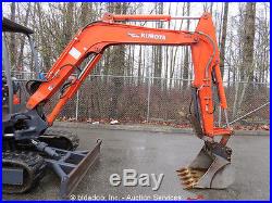 2006 Kubota KX121-3 Hydraulic Mini Excavator Rubber Tracks Hyd Thumb bidadoo