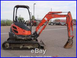 2006 Kubota U25 Mini Excavator Rubber Tracks Diesel Backhoe bidadoo