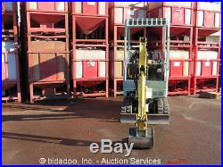 2006 Yanmar B15-3 Mini Excavator Rubber Tracks Hydraulic Diesel Backhoe Track