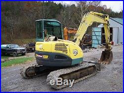 2006 Yanmar VIO75 excavator 3009 Actual hrs Cold A/C Nu rubber tracks Loaded A1%