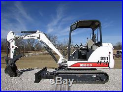 2007 BOBCAT 331G MINI EXCAVATOR WITH HYDRAULIC THUMB / GOOD OPERATING CONDITION