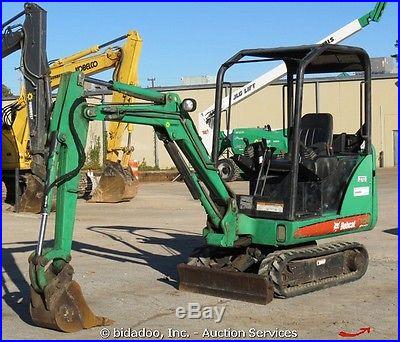 2007 Bobcat 323J Compact Mini Excavator Aux Hydraulics Kubota 30 HP bidadoo