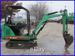 2007 Bobcat 323J Mini Excavator Retractable Tracks Dozer Blade Backhoe bidadoo