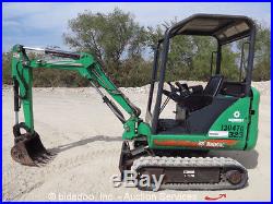 2007 Bobcat 323J Mini Hydraulic Excavator Extendable Tracks Dozer Blade Kubota