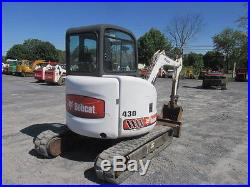 2007 Bobcat 430 Mini Excavator with Cab