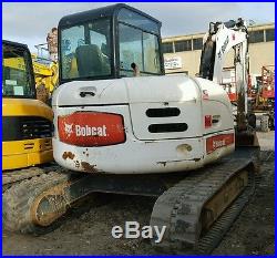 2007 Bobcat 442 Excavator Enclosed cab Aux hydraulics New rubber Tracks