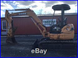2007 Case CX50B Hydraulic Mini Excavator with Thumb One Owner Only 3400 Hours